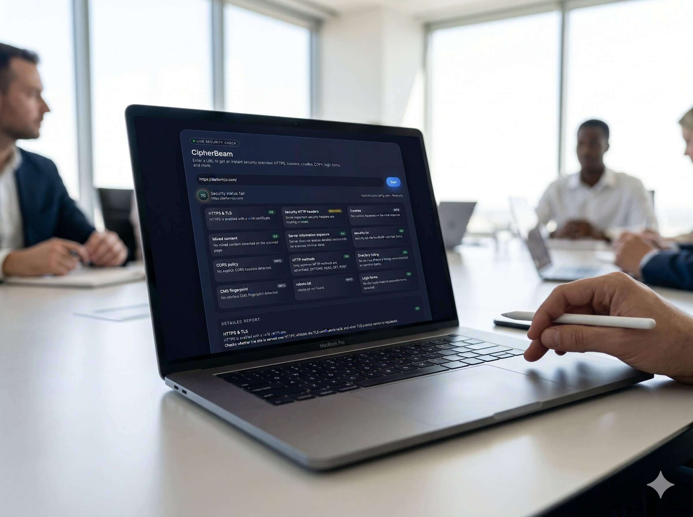 CipherBeam project concept preview