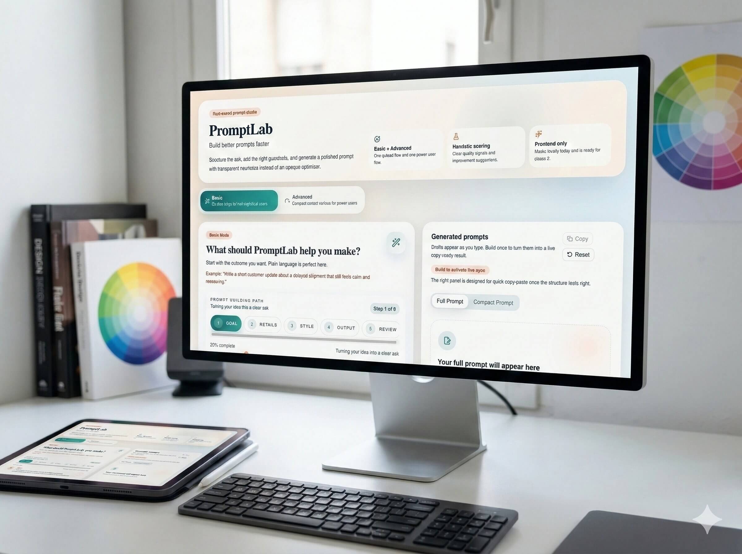 PromptLab product mockup