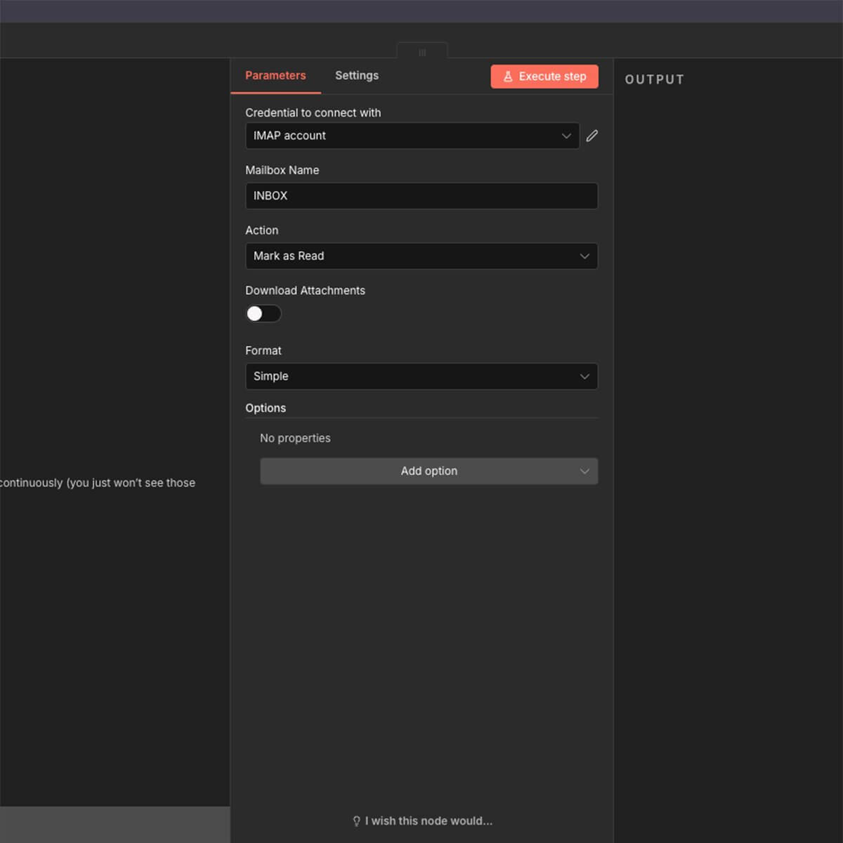 n8n workflow view used in the HelpBot Ticket Desk system
